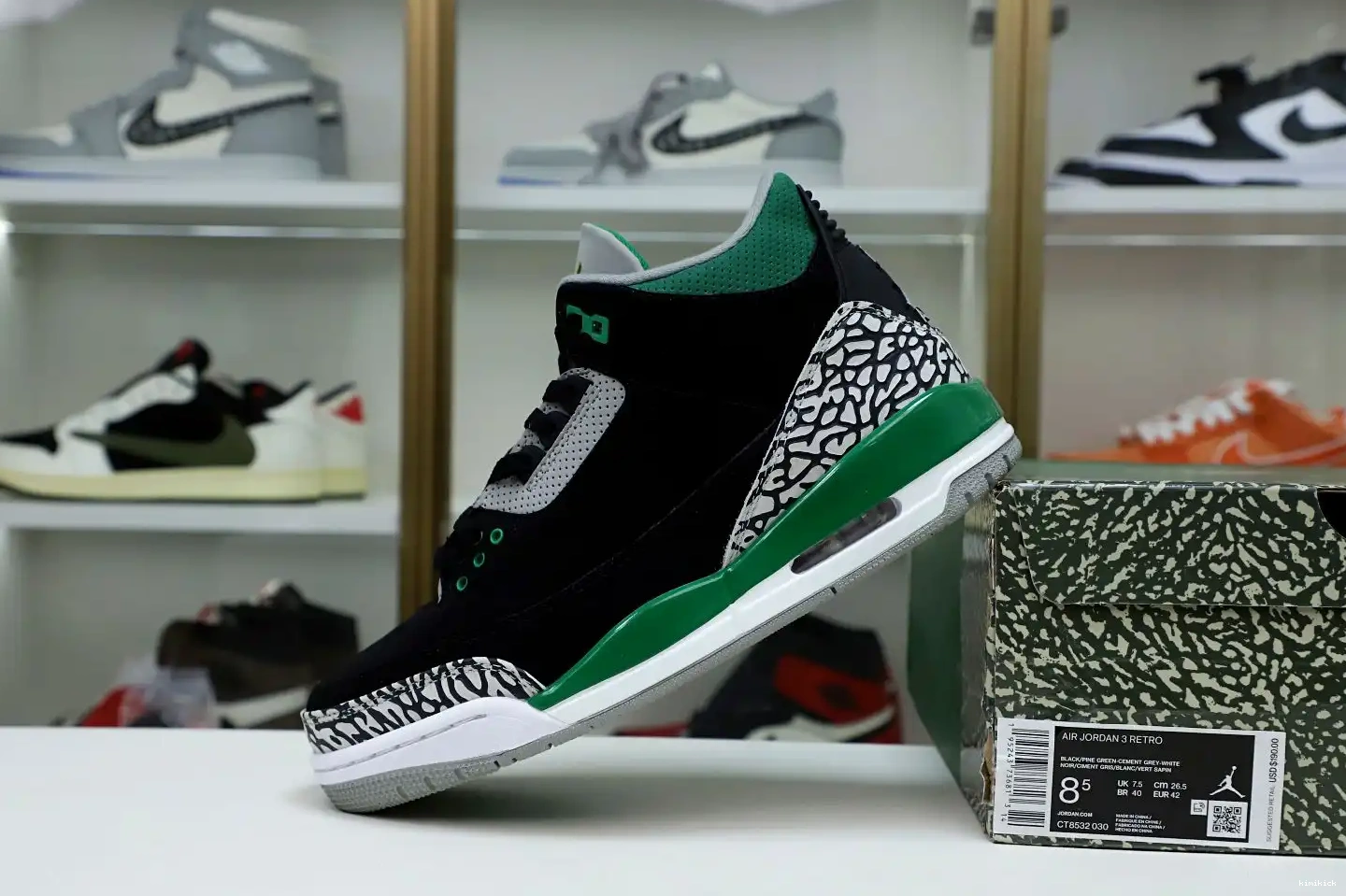 PINE GREEN JORDAN Kimikick 3 AIR 0426